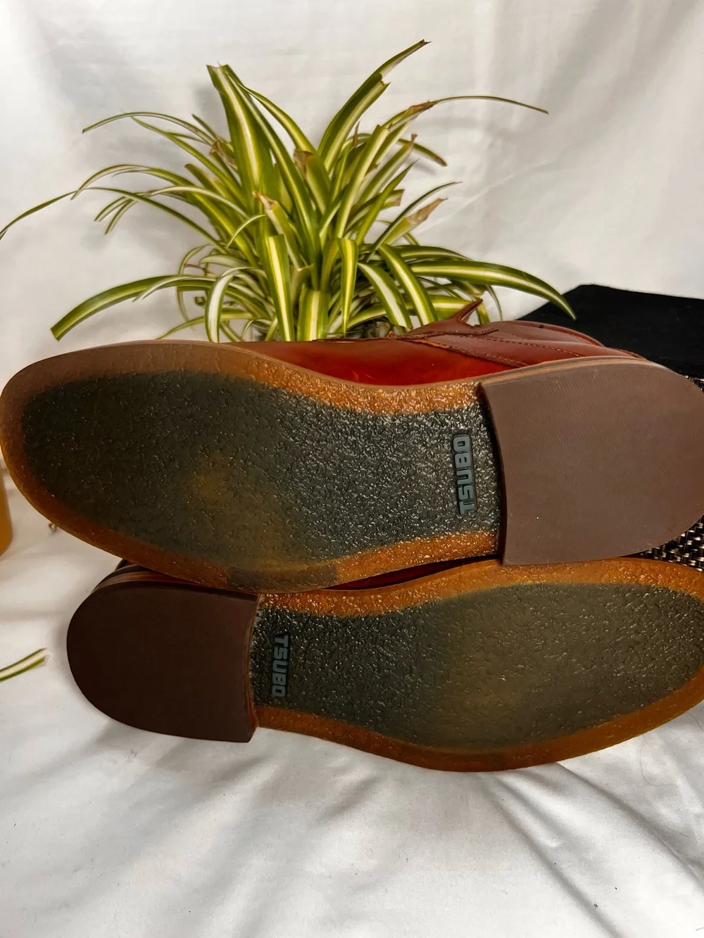 Tsubo Men's Double Monk Chukka Boots in Chestnut Brown